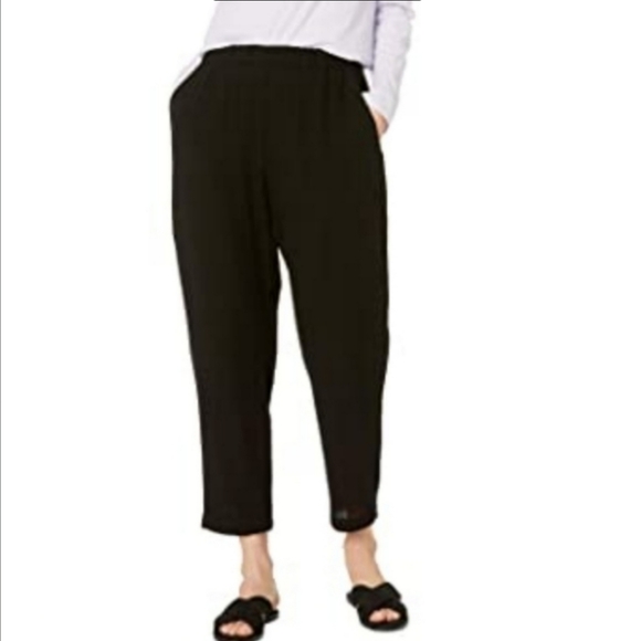 Eileen Fisher Pants - Eileen Fisher black cotton lantern pants 1X 2X